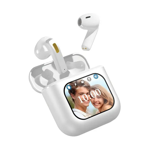 TWS Wireless Gaming Headset, LCD Touch Screen Display, ENC Intelligent Noise Cancellation Sleep Aid Headset