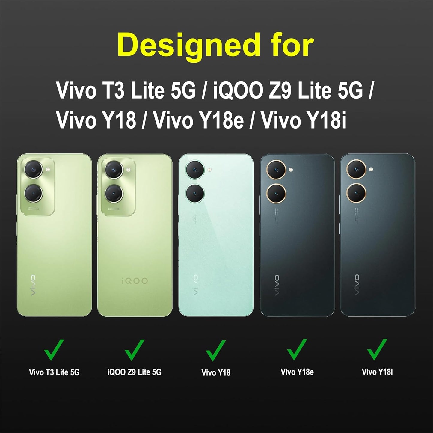 (Buy 1 Get 1 Free) VIVO T3 Lite/IQOO Z9 Lite/Y18/Y18e/Y18i