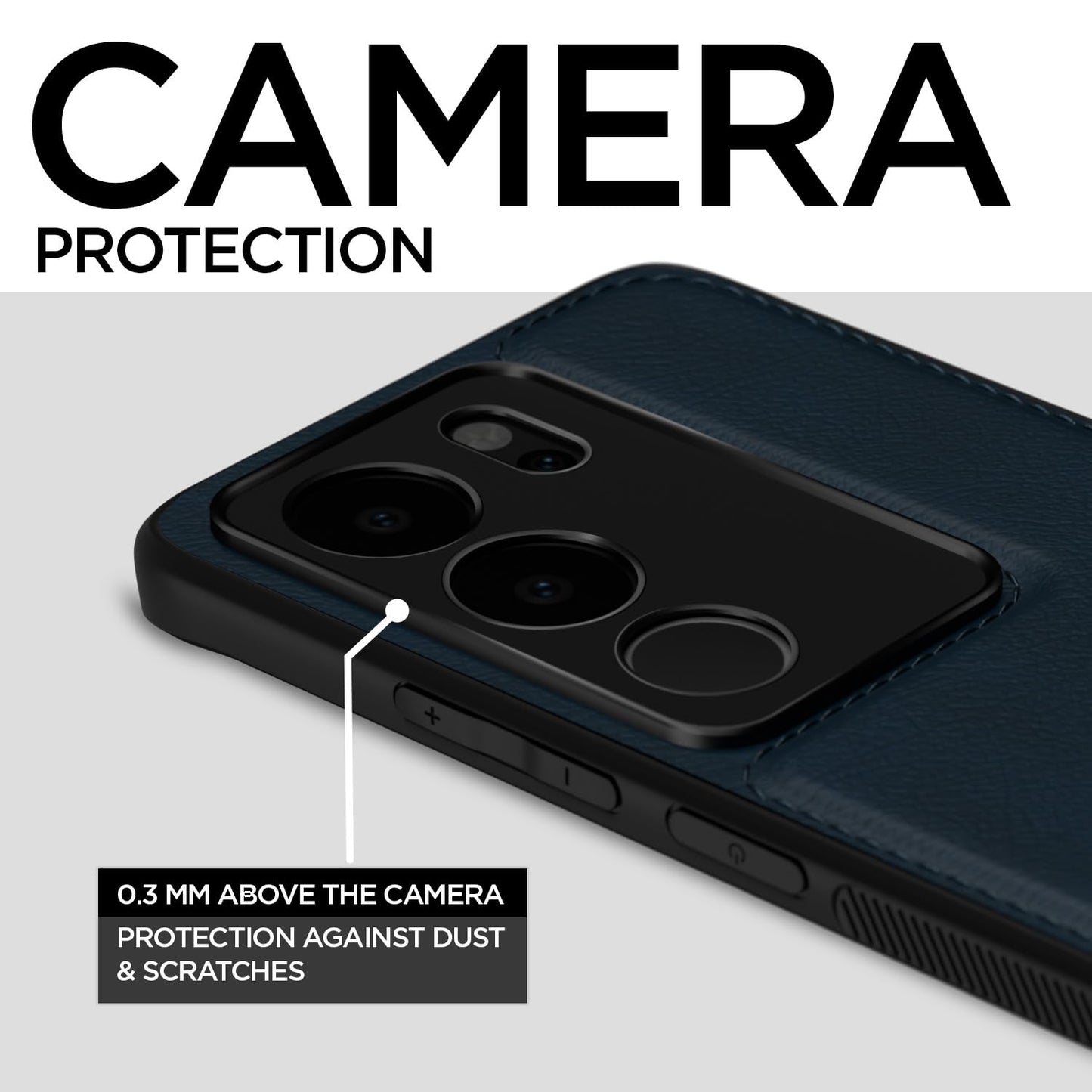 (Buy 1 Get 1 Free) Flexible Pu Leather / Vivo V29 / V29 Pro