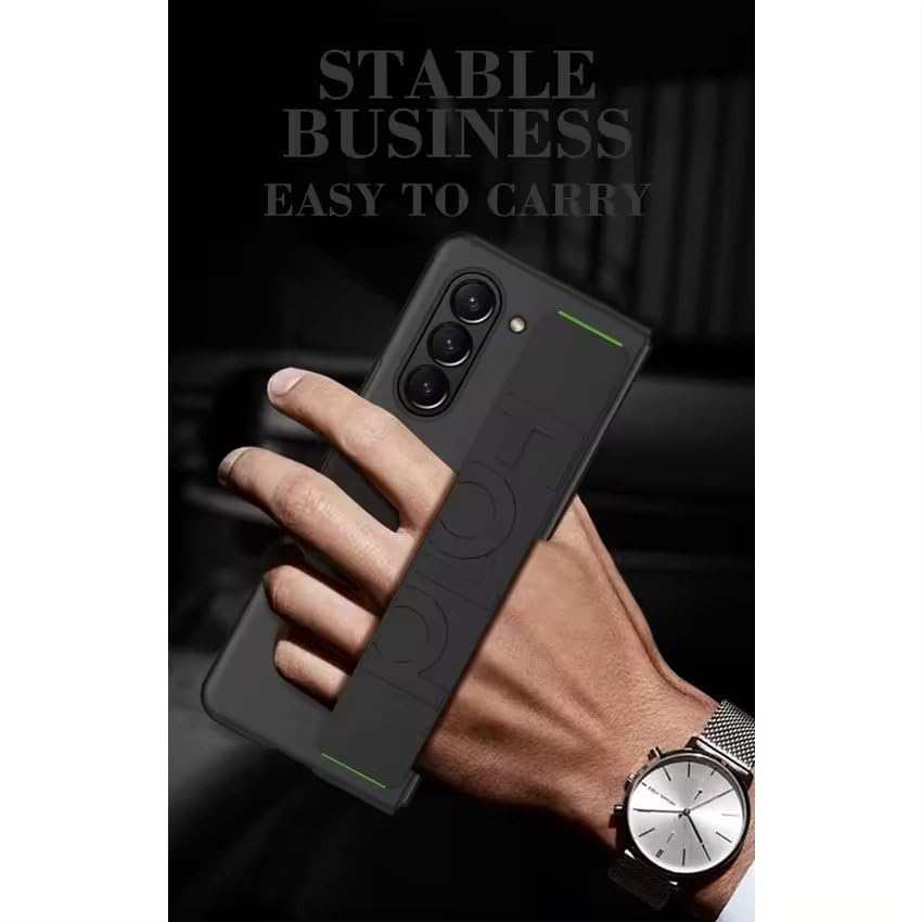 (Buy 1 Get 1 Free) Galaxy Z Fold6 Silk Hard Shell Strap Holder Case