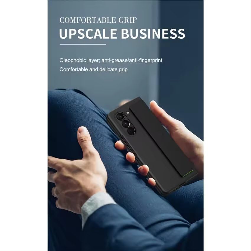 (Buy 1 Get 1 Free) Galaxy Z Fold6 Silk Hard Shell Strap Holder Case