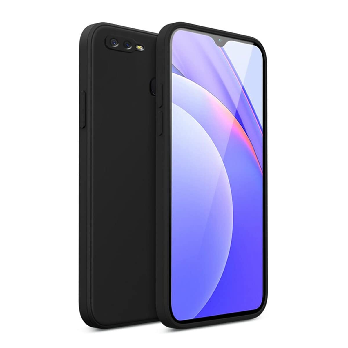 (Buy 1 Get 1 Free) Silicone Soft Back Cover Case for Oppo F9/F9 Pro/A5/A5s/A7/A11k/A12/Realme 2/2 Pro/U1