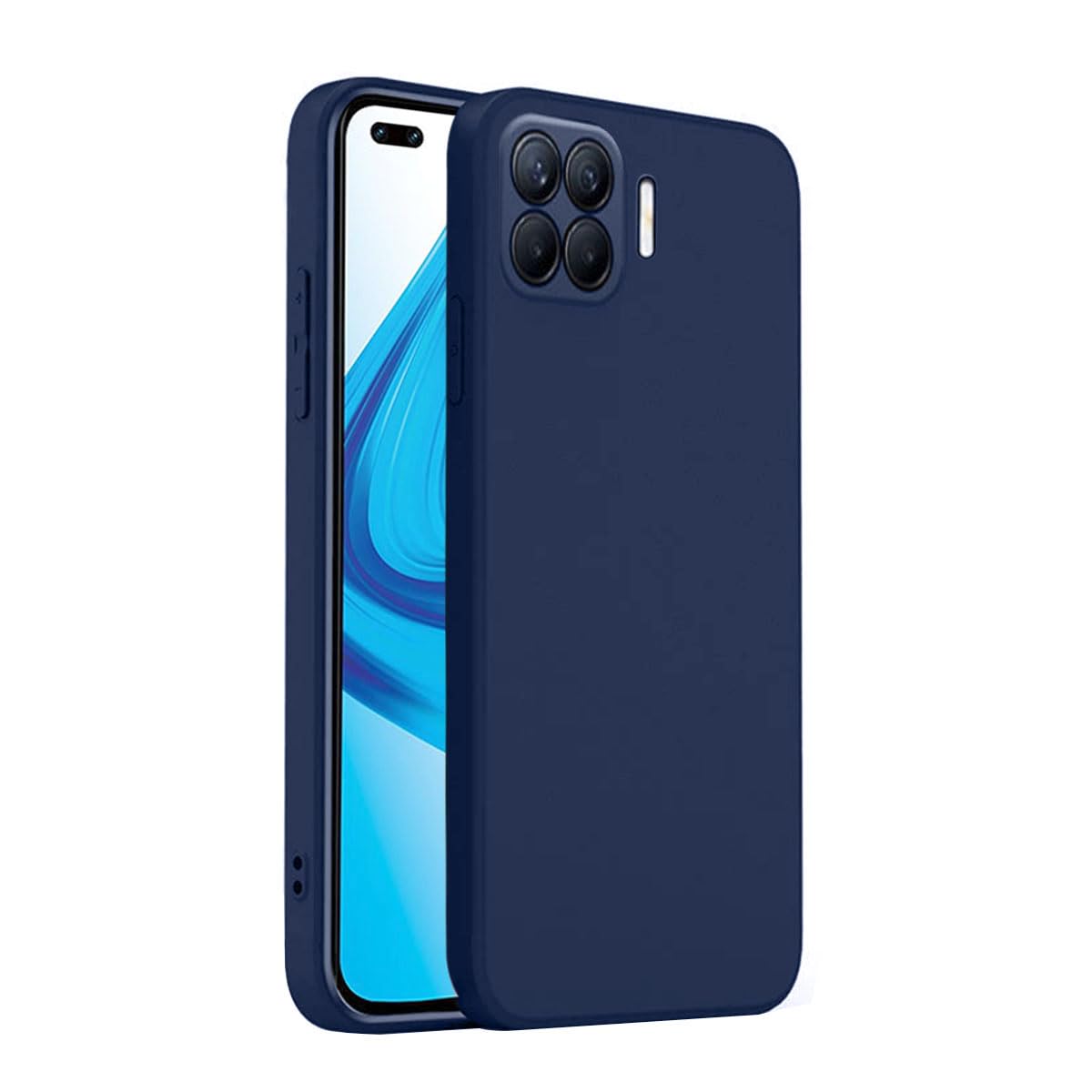 (Buy 1 Get 1 Free) Silicone Soft Back Cover Case for Oppo F17 Pro / A93 / Reno 4F