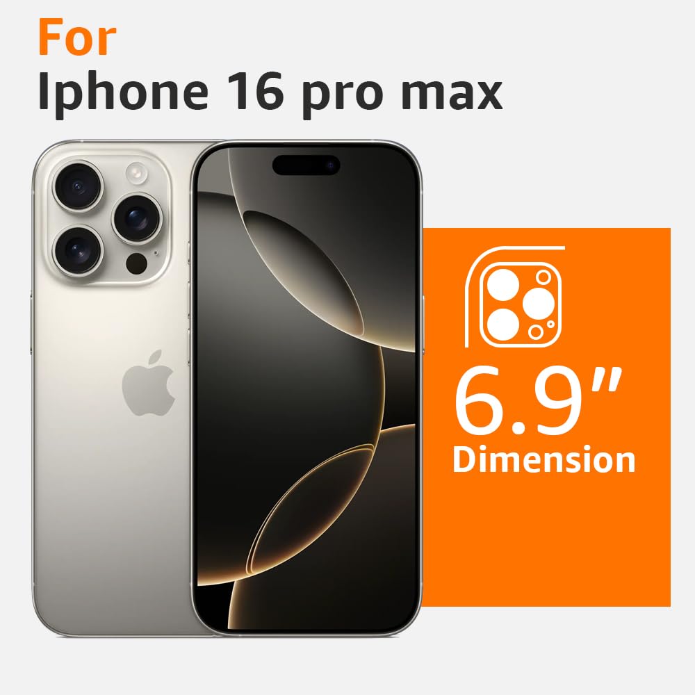 (Buy 1 Get 1 Free) iPhone 16 Pro Max Back Case Cover