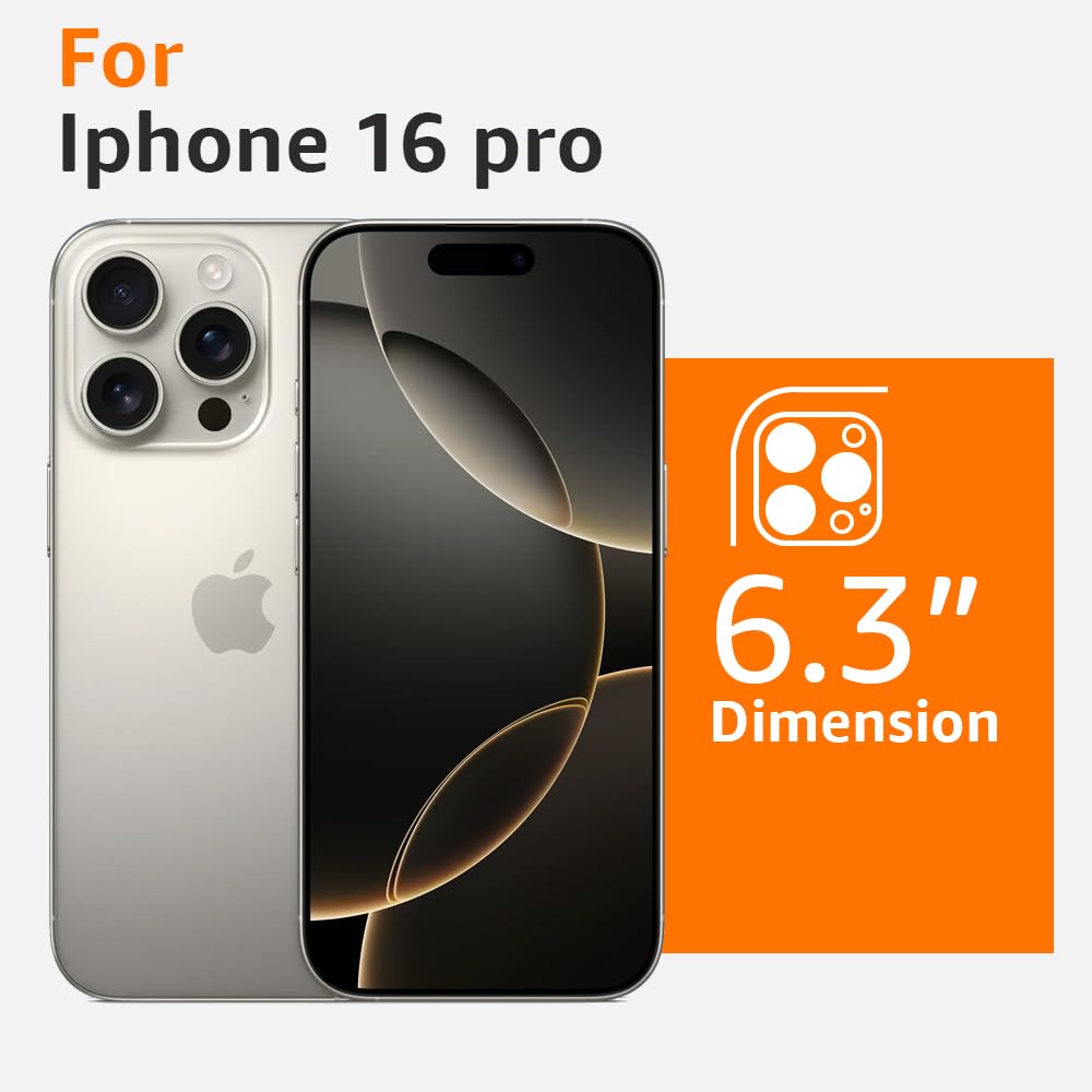 (Buy 1 Get 1 Free) iPhone 16 Pro Back Case Cover