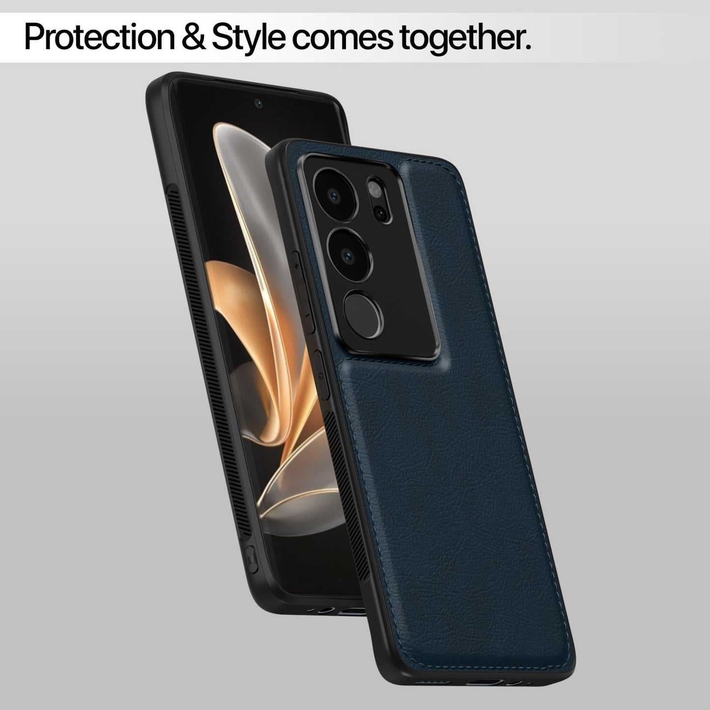 (Buy 1 Get 1 Free) Flexible Pu Leather / Vivo V29 / V29 Pro