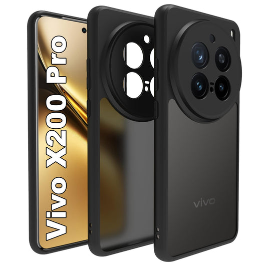 (Buy 1 Get 1 Free) Shockproof Sleek Hybrid Armor Back Cover Case for VIVO X200 Pro 5G