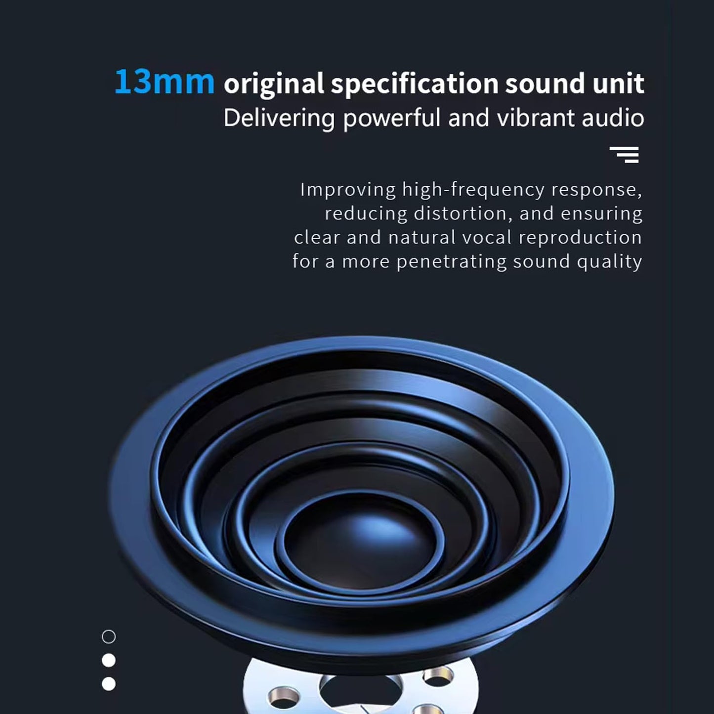 True Wireless Stereo in Ear Earbuds with Touch LCD Display and Active Noise-Cancellation