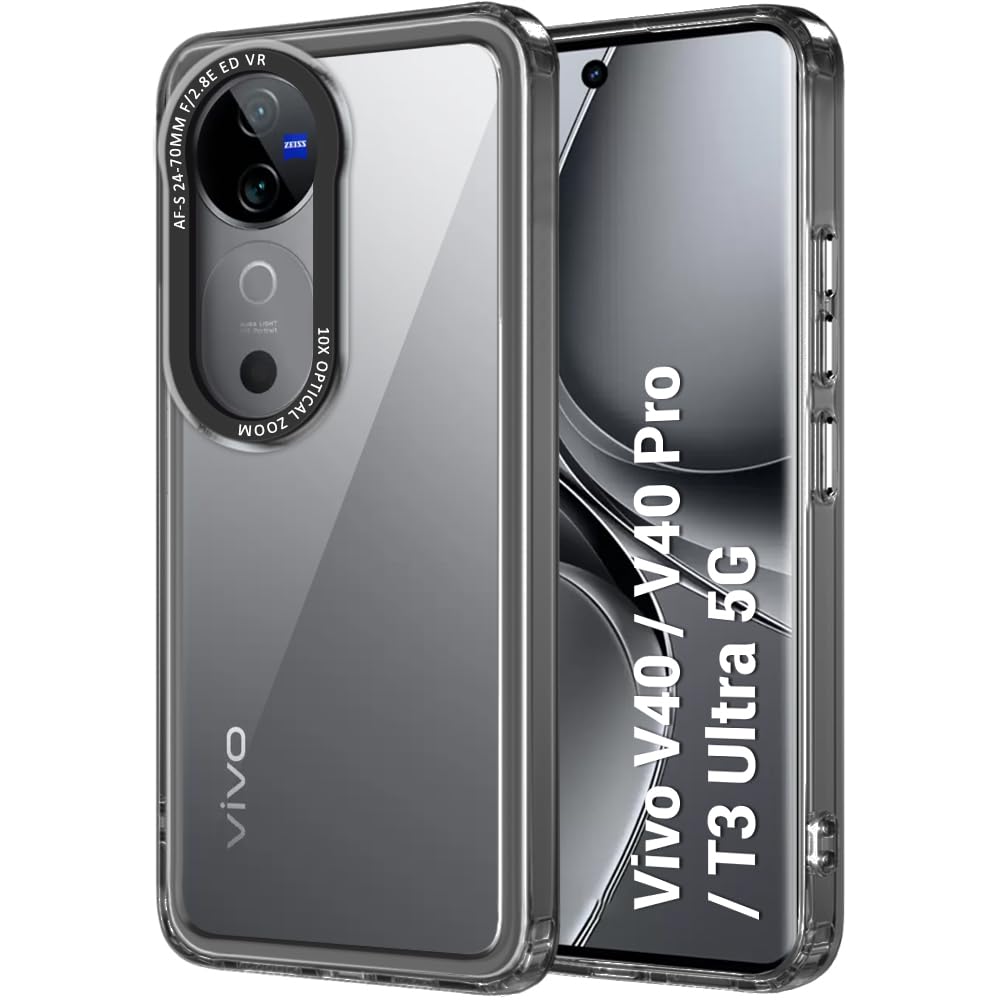 (Buy 1 Get 1 Free) Stylish Camera Border | Electroplated Buttons | for Vivo V40 / V40 Pro / T3 Ultra 5G