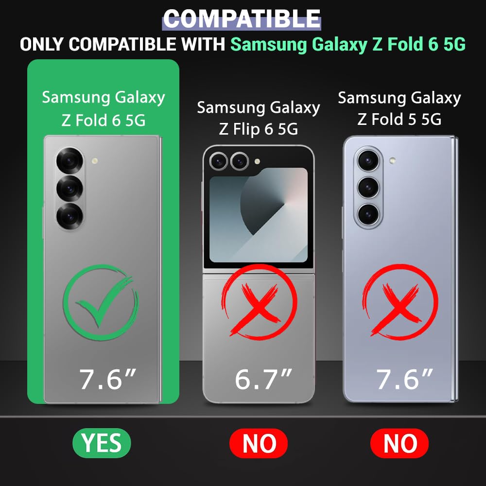 (Buy 1 Get 1 Free) Galaxy Z Fold6 Crystal TPU Case