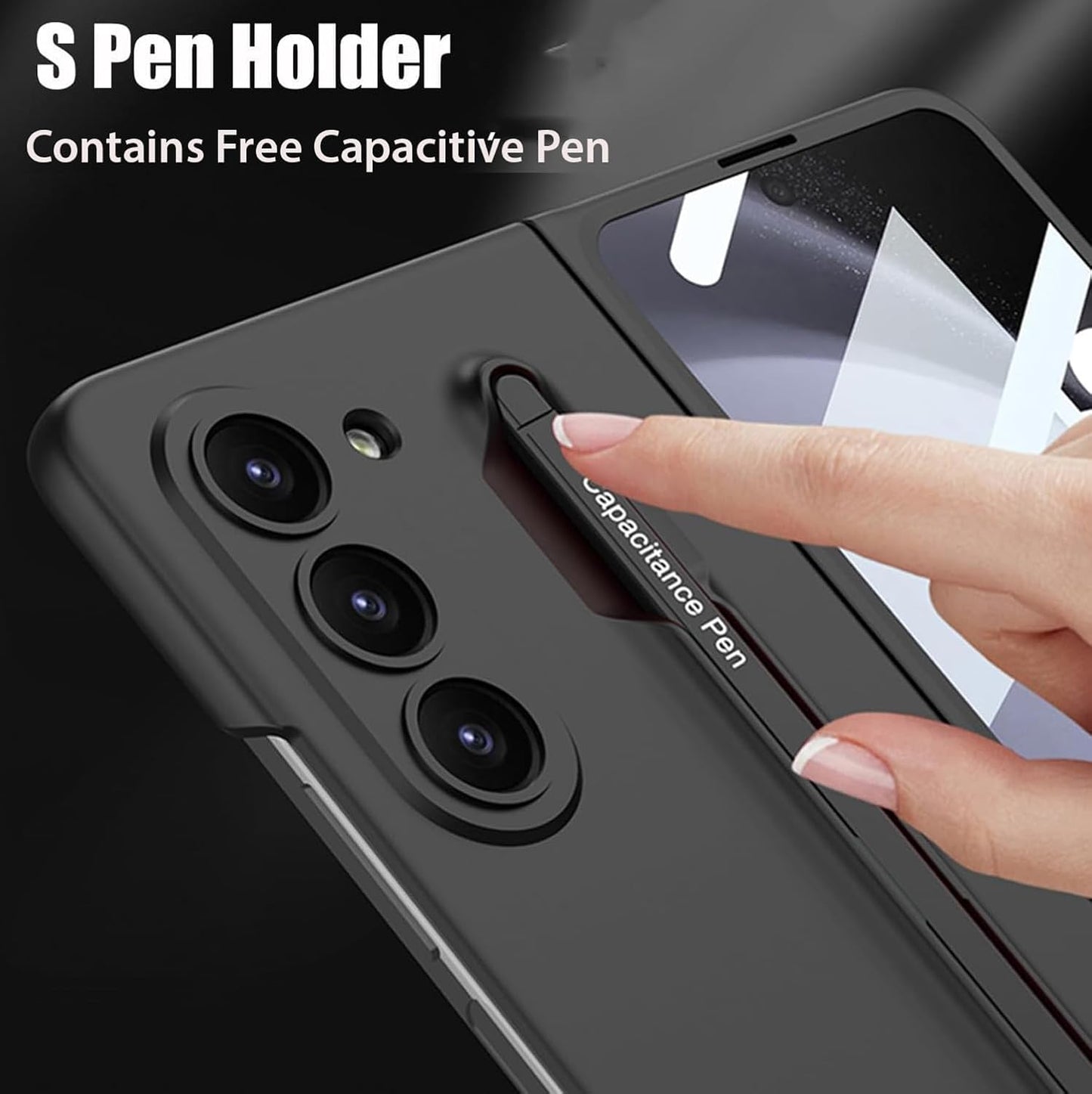 (Buy 1 Get 1 Free) Galaxy Z Fold6 Ultra Thin with Inbuilt S-Pen Holder Stand