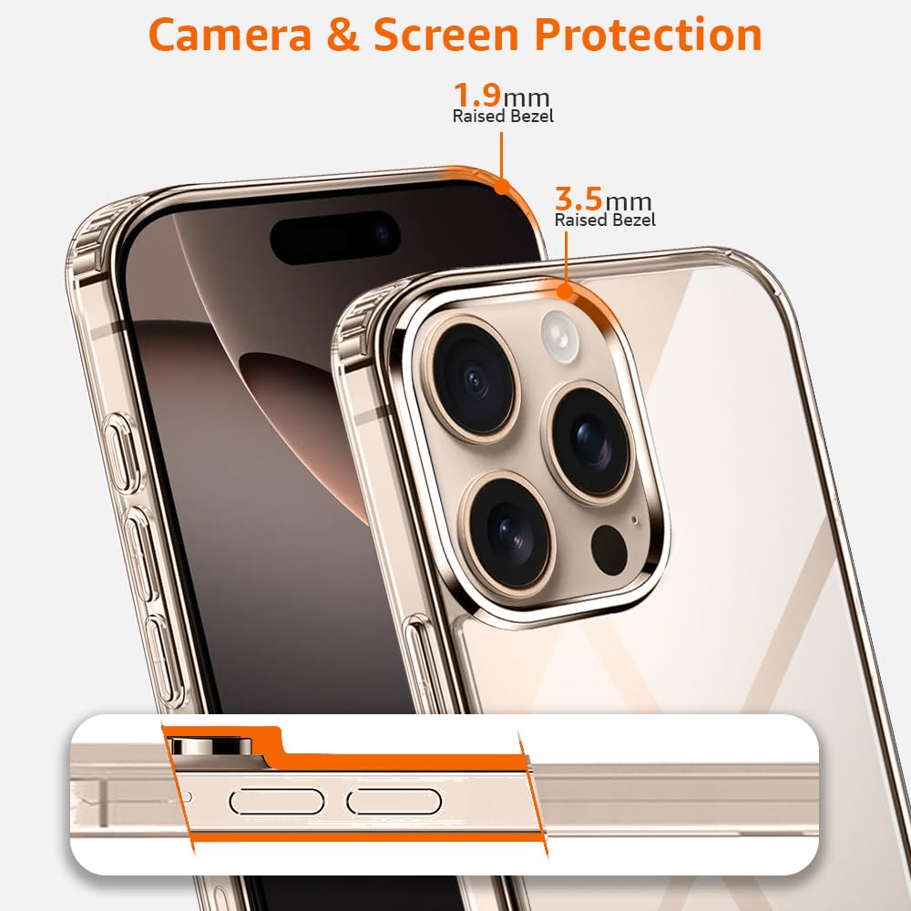 (Buy 1 Get 1 Free) iPhone 16 Pro Max Back Case Cover