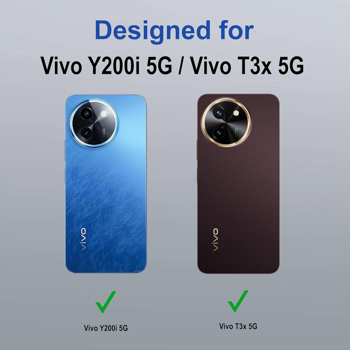 (Buy 1 Get 1 Free) Case Cover for Vivo Y200i 5G