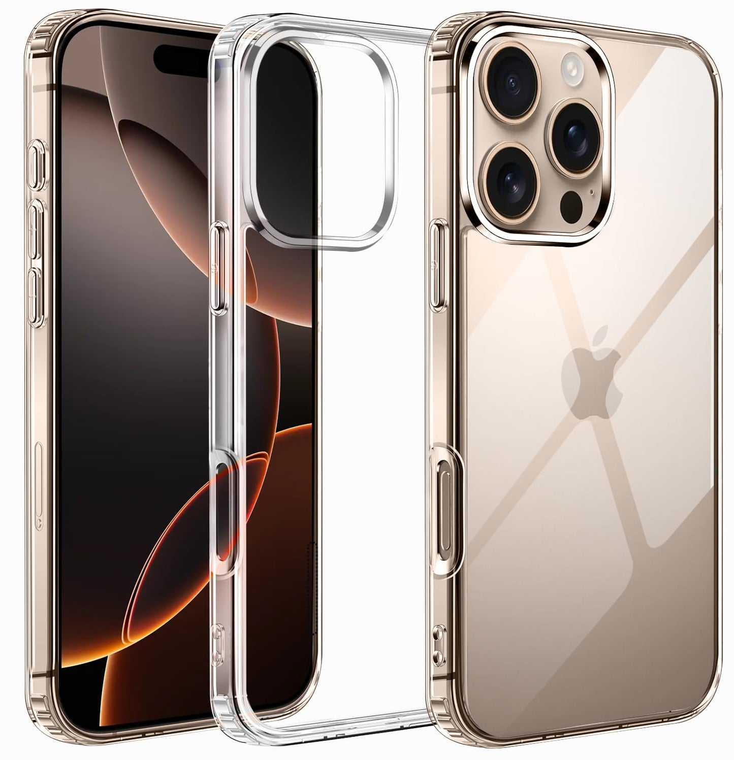 (Buy 1 Get 1 Free) iPhone 16 Pro Max Back Case Cover