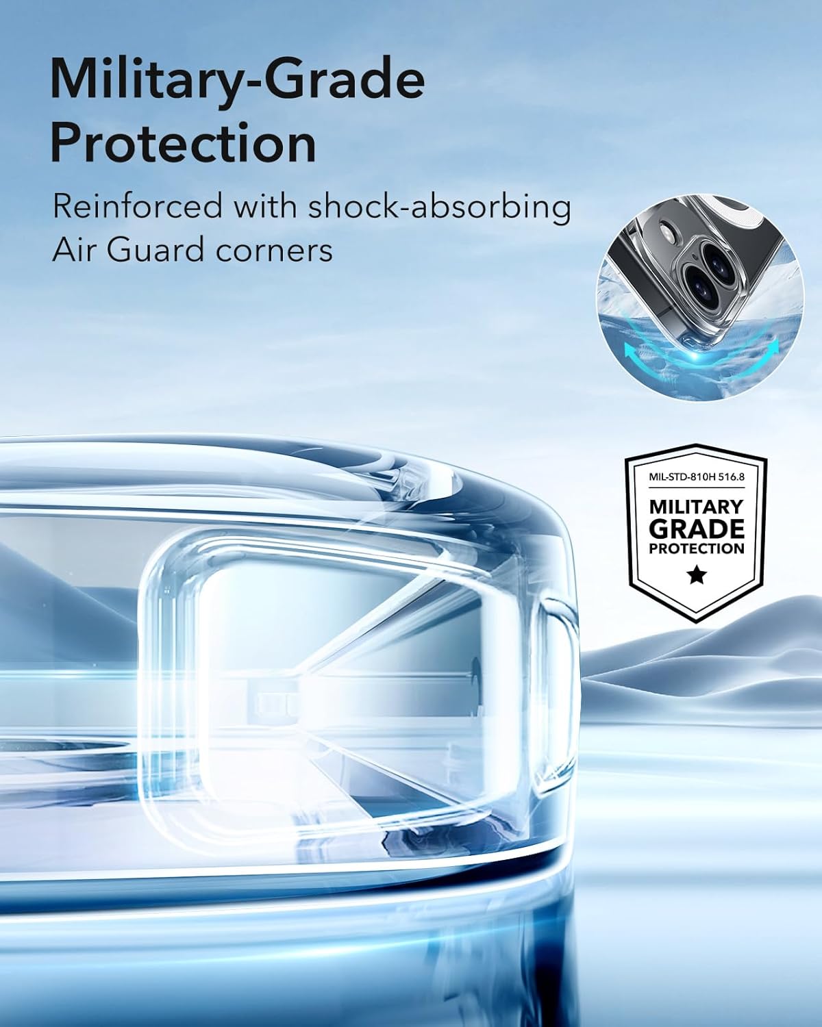 (Buy 1 Get 1 Free) iPhone 16 Back Case Cover with MagSafe