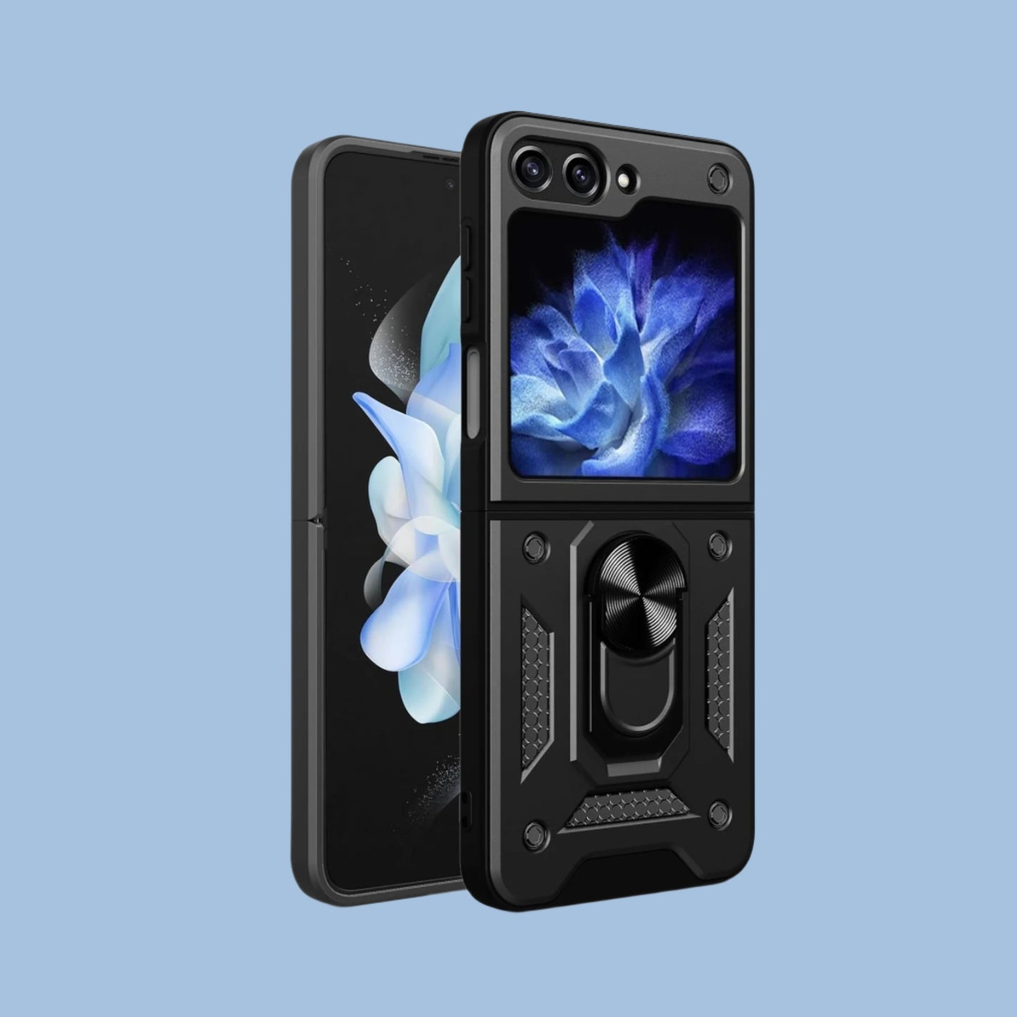 (Buy 1 Get 1 Free) Galaxy Z Flip5 Magnetic Kick Stand Hybrid Case