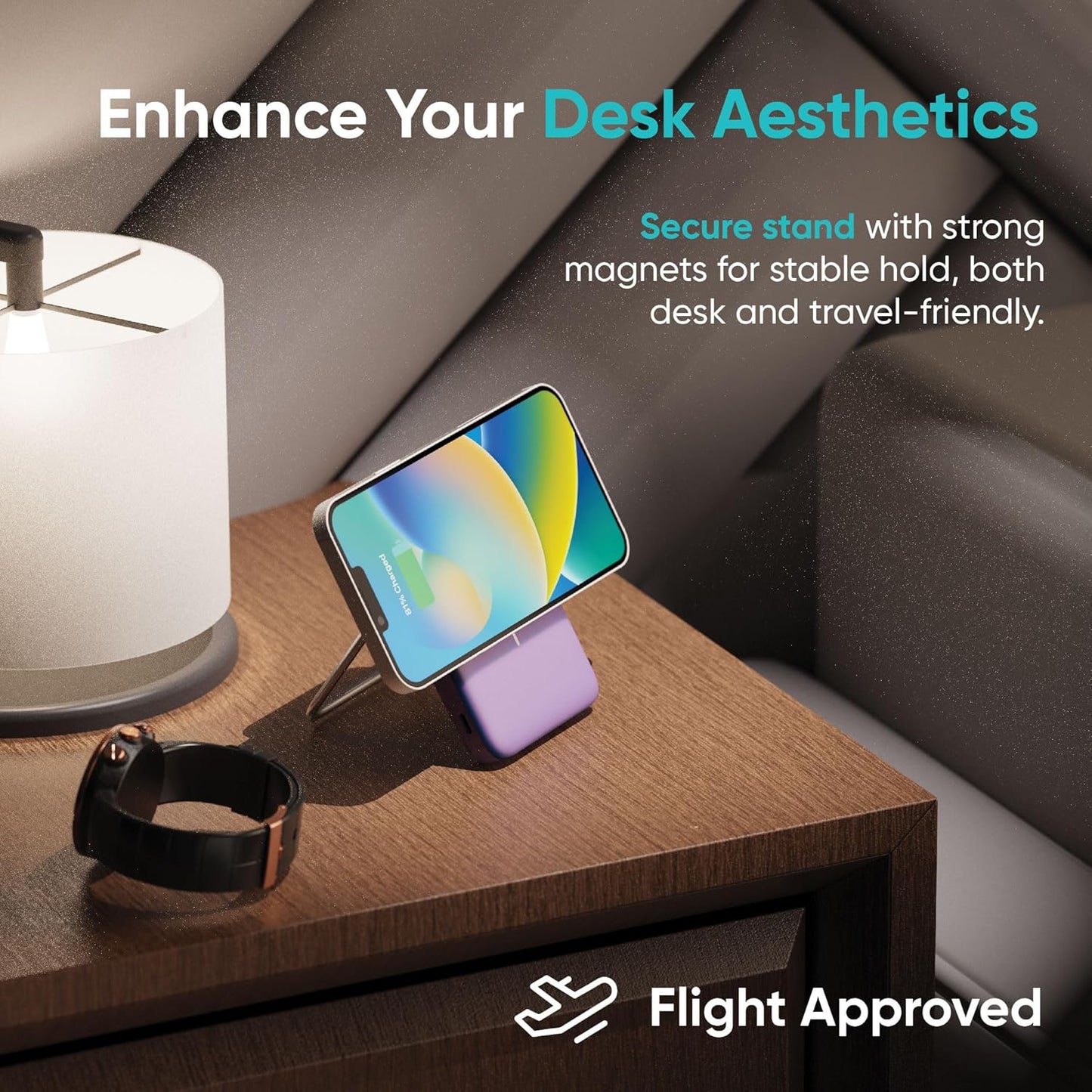 MagSafe Power bank with Stand 22.5W Wired & 15W Wireless Fast Charging 10000mAh