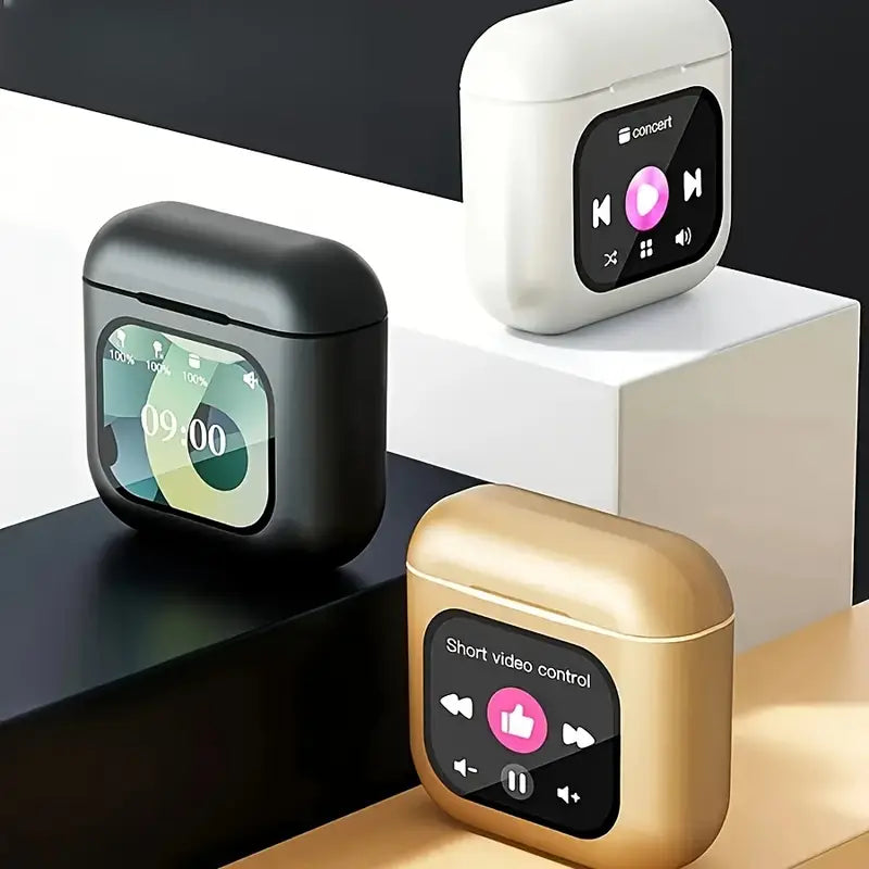 Wireless Earbuds with Active Noise Cancellation, Touch Control, LED Power Display