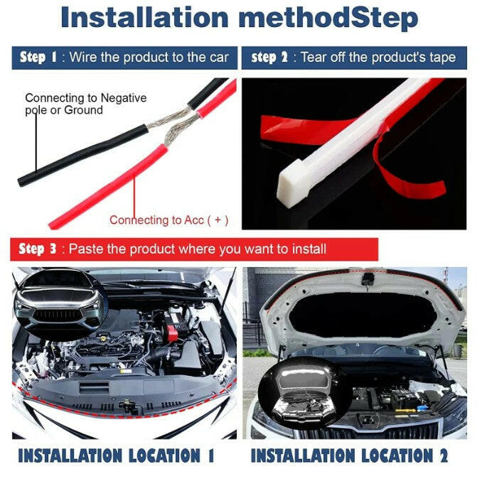 Car LED Hood Strip Light