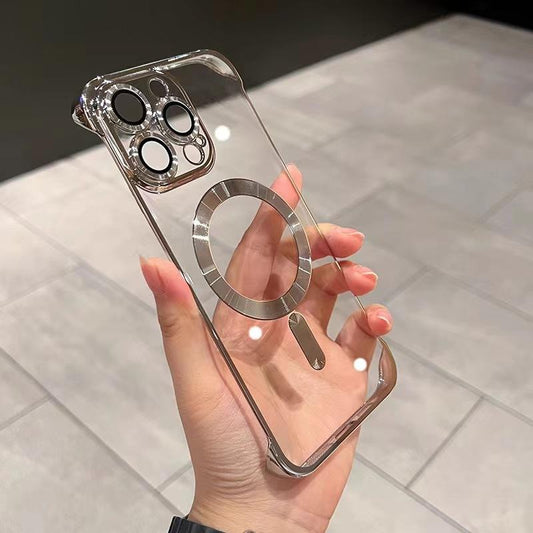 (Buy 1 Get 1 Free) Bezel-less Magnetic iPhone Case | Thin Plating iPhone Case