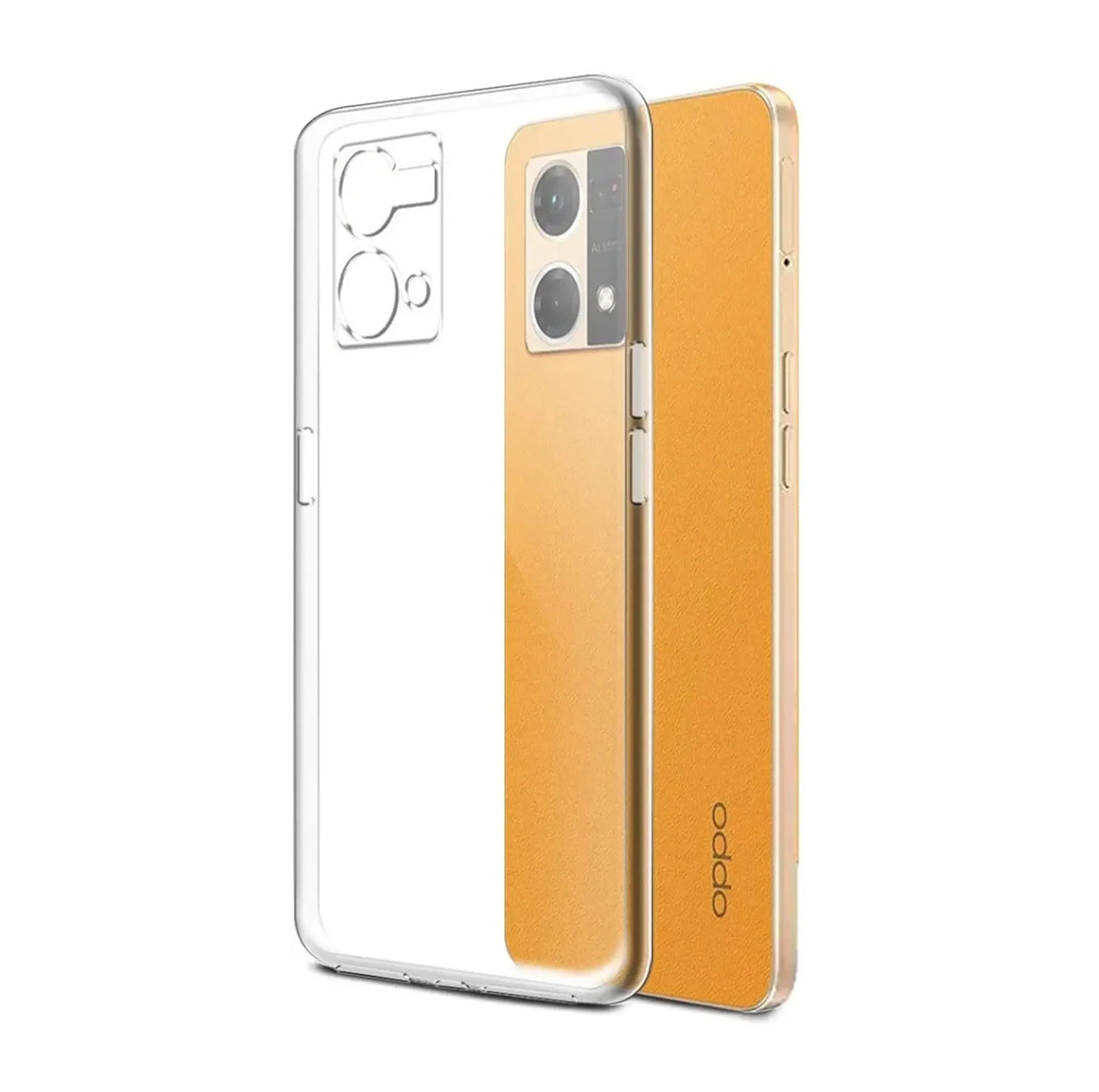 (Buy 1 Get 1 Free) Oppo F21 Pro 4G Transparent Soft Silicone Back Cover TPU