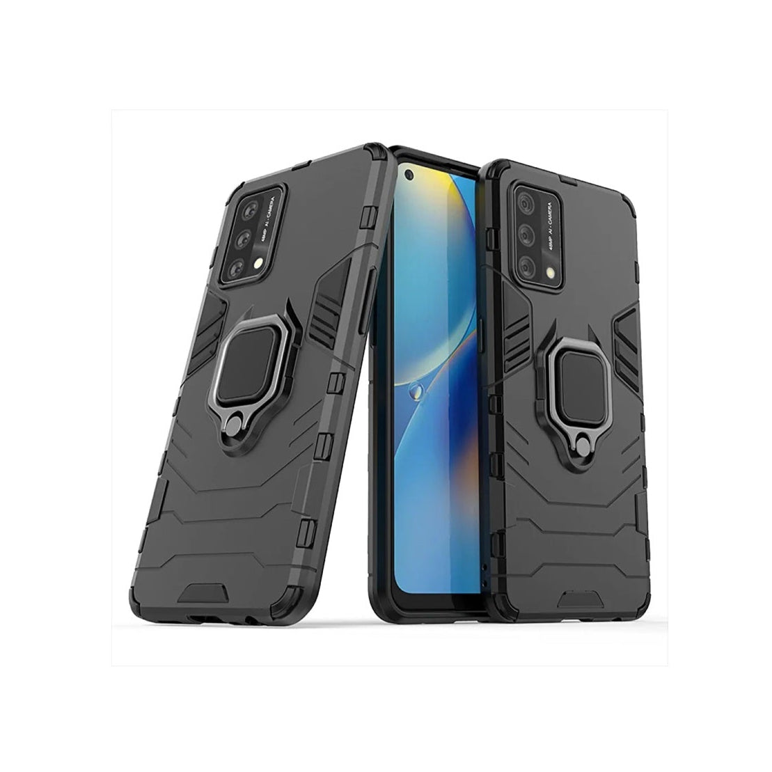 (Buy 1 Get 1 Free) Oppo A54 (4G) Ring Stand Back Cover