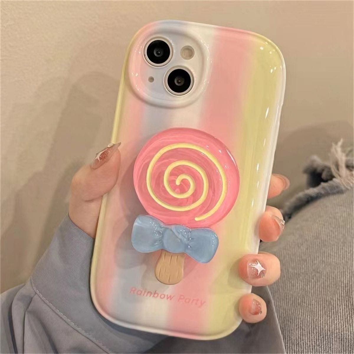 (Buy 1 Get 1 Free) Rainbow Candy Case with Griptok