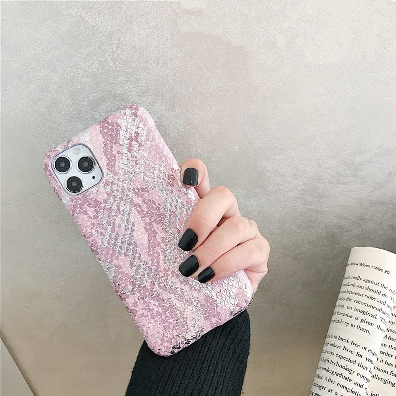 (Buy 1 Get 1 Free) Premium Pink Snake Case