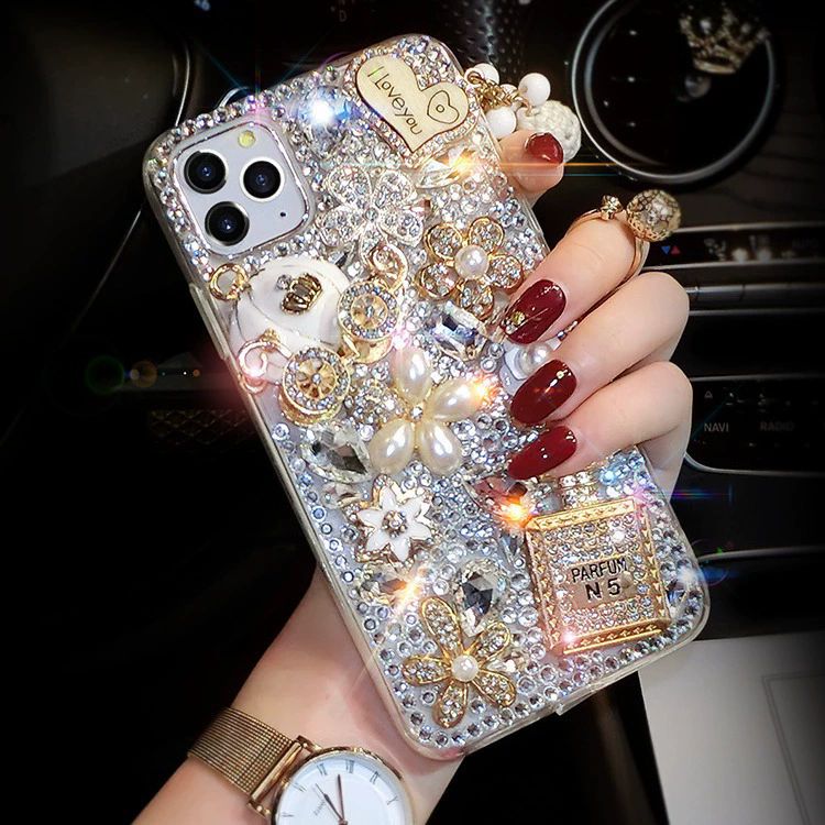 (Buy 1 Get 1 Free) PARFUM N5 Crystal iPhone Cover