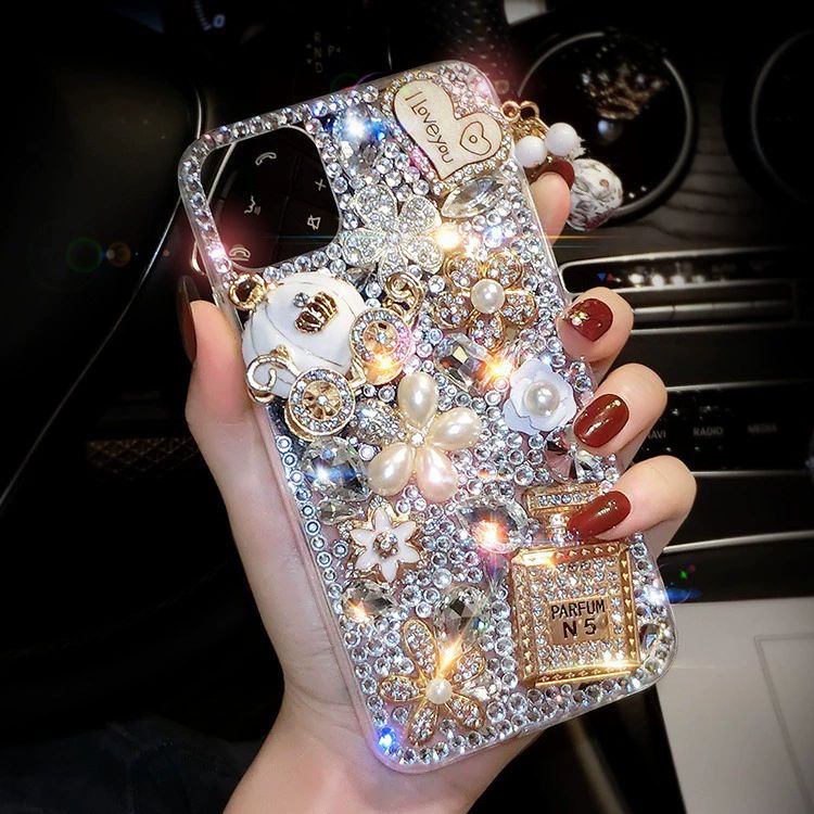 (Buy 1 Get 1 Free) PARFUM N5 Crystal iPhone Cover