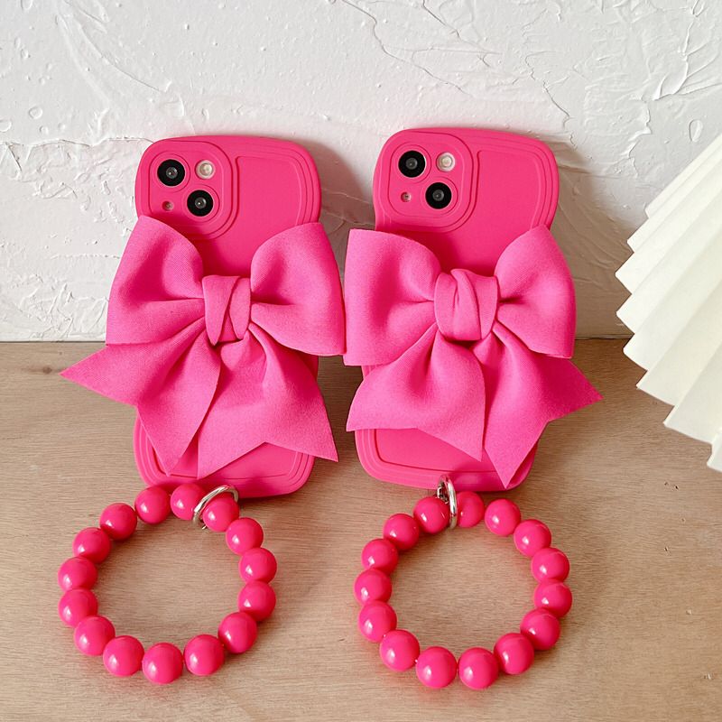 (Buy 1 Get 1 Free) Pink Bow iPhone Case
