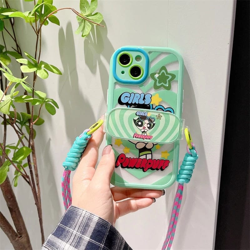 (Buy 1 Get 1 Free) Power Puff Girls Lanyard Case