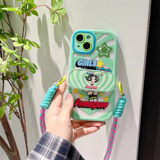 (Buy 1 Get 1 Free) Power Puff Girls Lanyard Case