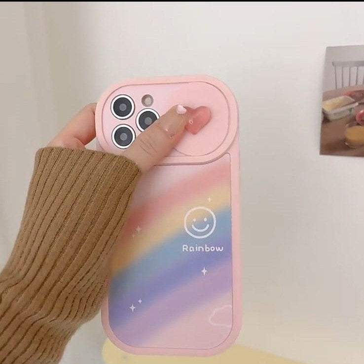 (Buy 1 Get 1 Free) Rainbow Slider Camera Case