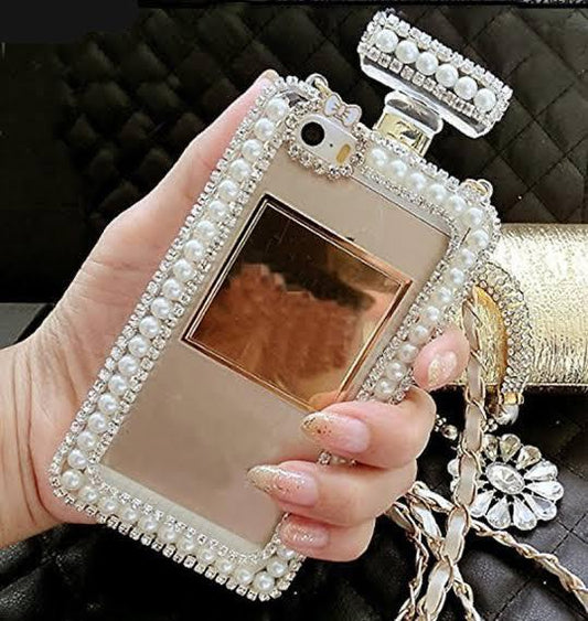 (Buy 1 Get 1 Free) Transparent Pearl Chain Case