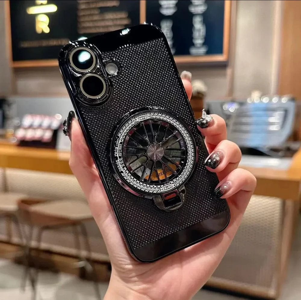 (Buy 1 Get 1 Free) Brilliant Spin Rotating Wheel Stand Case - iPhone