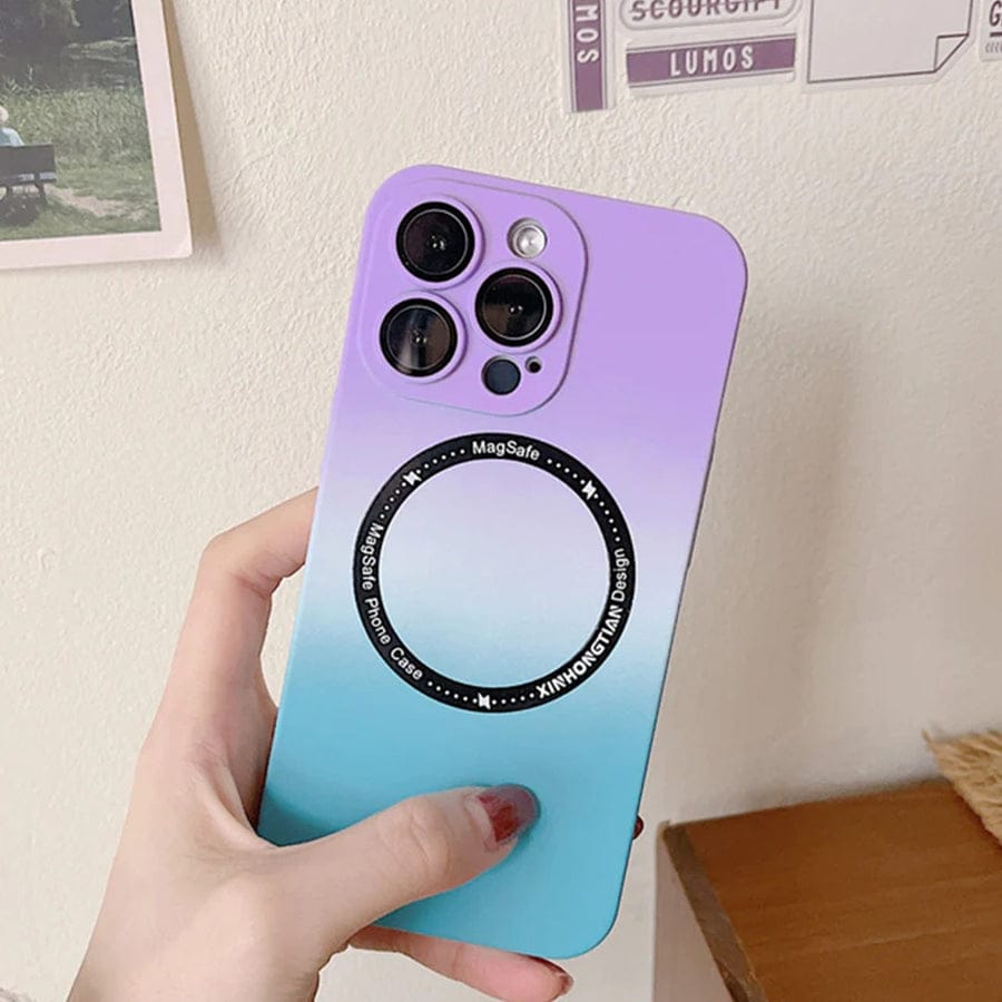 (Buy 1 Get 1 Free) iPhone Series Gradient Matte MagSafe Case