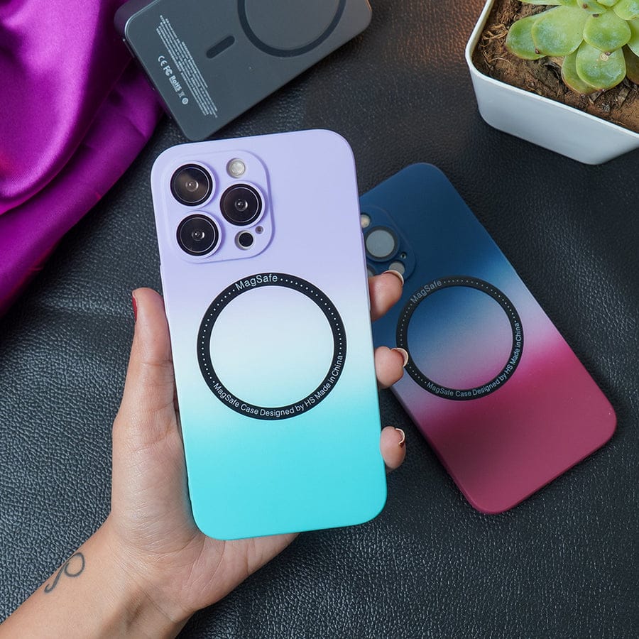 (Buy 1 Get 1 Free) iPhone Series Gradient Matte MagSafe Case