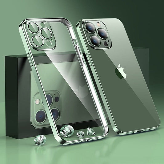 (Buy 1 Get 1 Free) Transparent Plating Camera Protection Case - iPhone