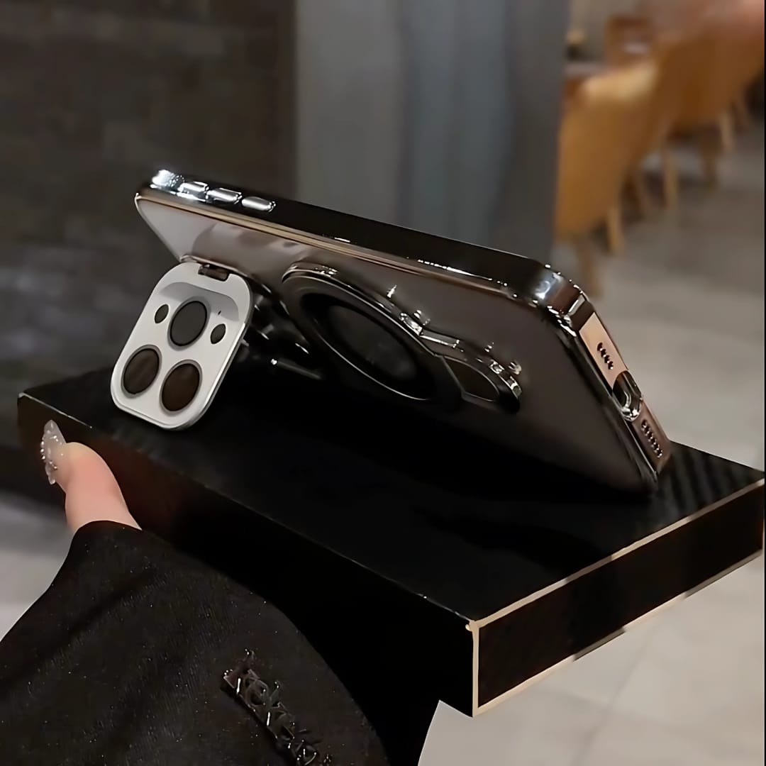 (Buy 1 Get 1 Free) Crystal Ring Grip Lens Bracket Case - iPhone