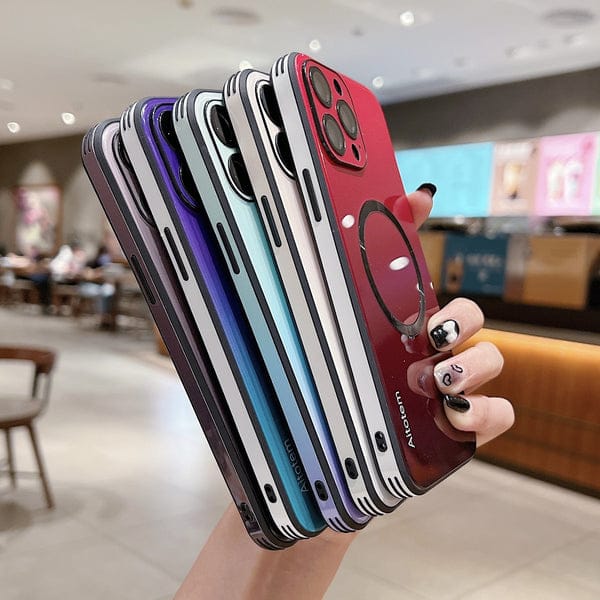 (Buy 1 Get 1 Free) Aurora Gradient Glass MagSafe Case - iPhone