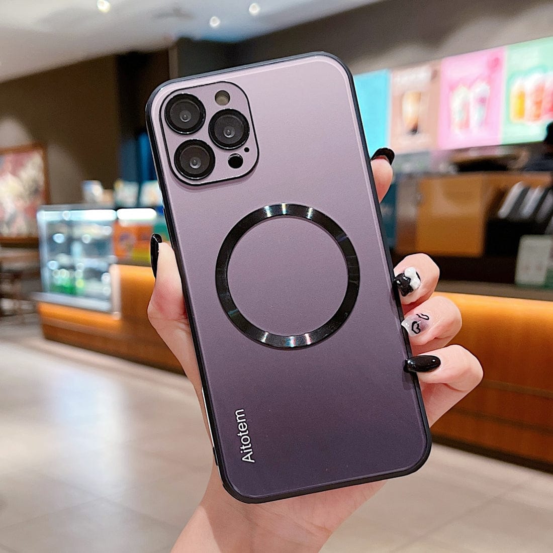 (Buy 1 Get 1 Free) Aurora Gradient Glass MagSafe Case - iPhone