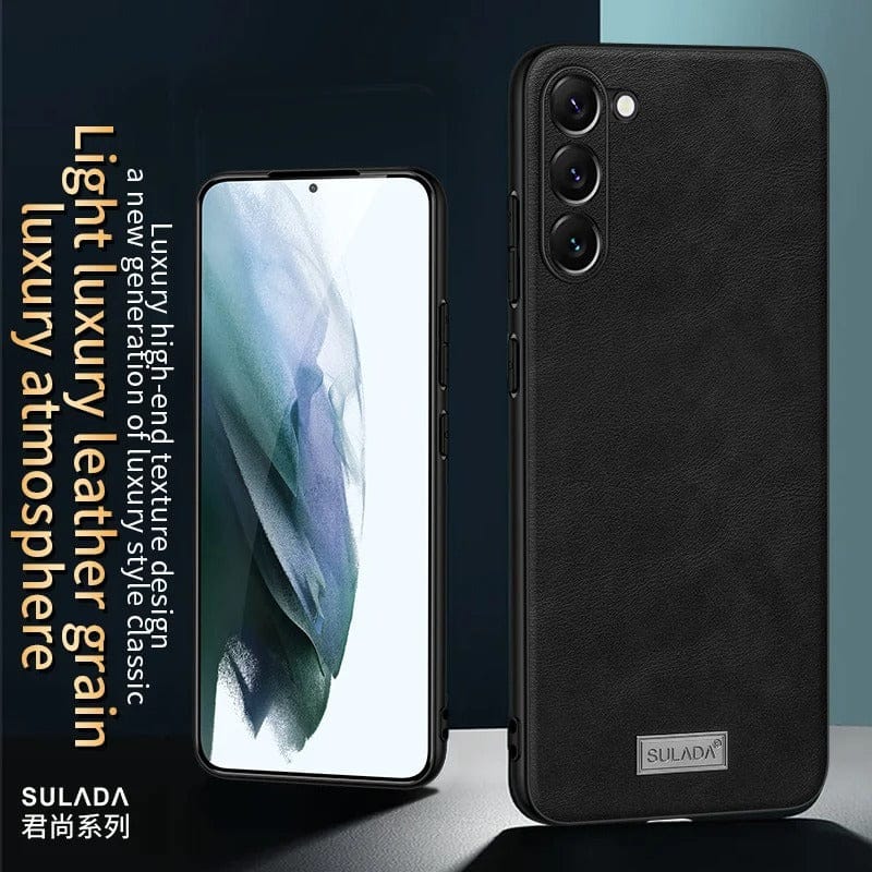 (Buy 1 Get 1 Free) Timeless Genuine Leather Slim Case - Samsung