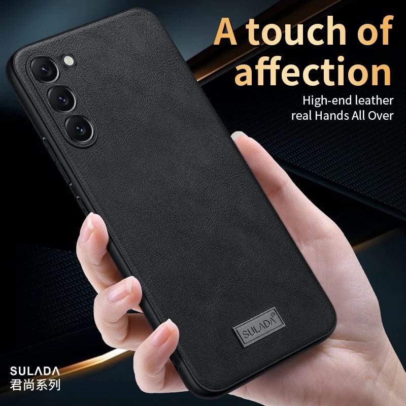 (Buy 1 Get 1 Free) Timeless Genuine Leather Slim Case - Samsung