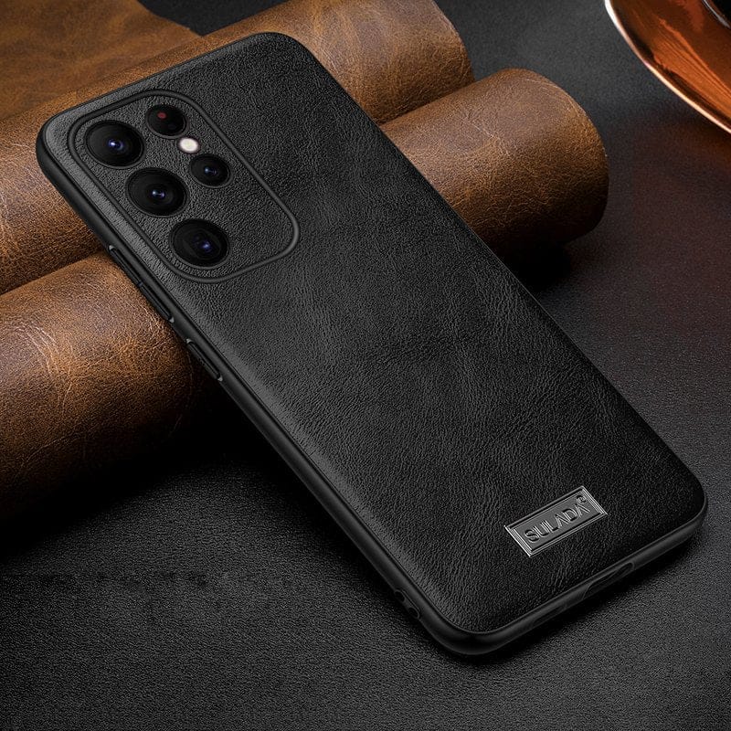 (Buy 1 Get 1 Free) Timeless Genuine Leather Slim Case - Samsung