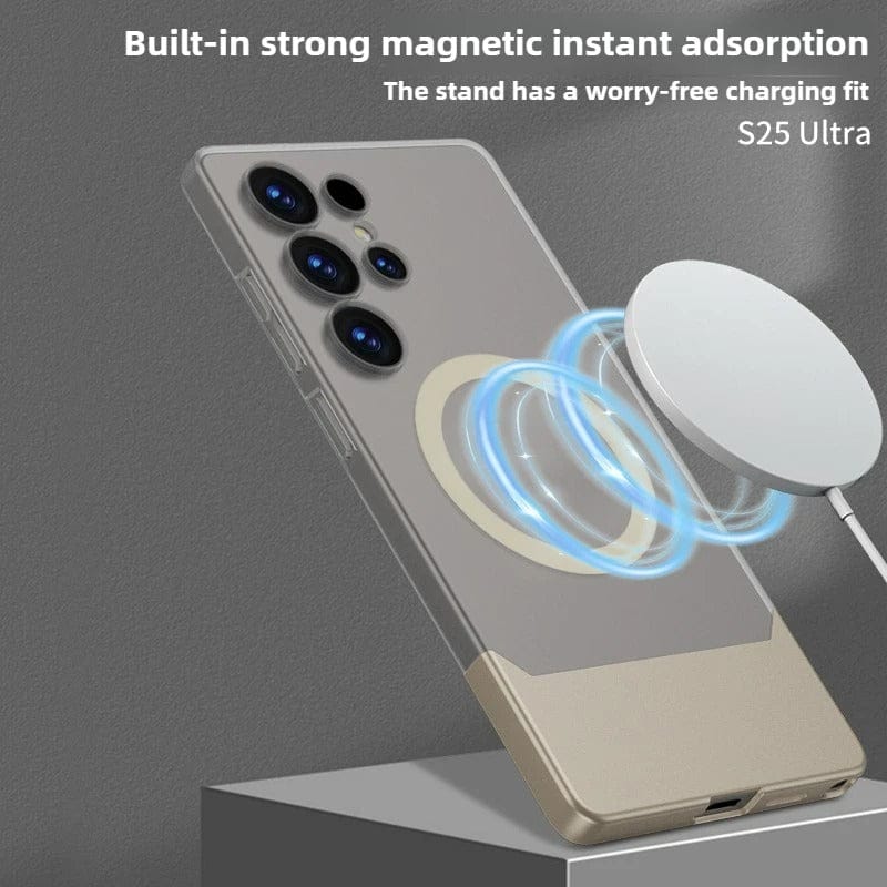 (Buy 1 Get 1 Free) Double Tone Translucent Matte Magsafe Case - Samsung