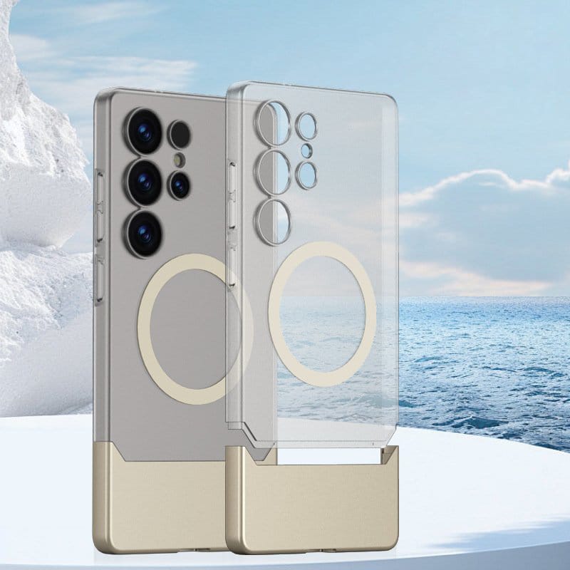 (Buy 1 Get 1 Free) Double Tone Translucent Matte Magsafe Case - Samsung