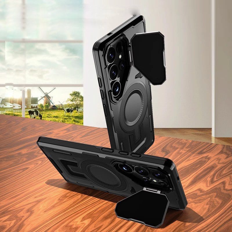 (Buy 1 Get 1 Free) Tactical Armor Lens Bracket Magnetic Case - Samsung