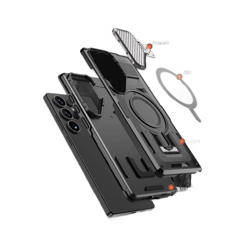 (Buy 1 Get 1 Free) Tactical Armor Lens Bracket Magnetic Case - Samsung