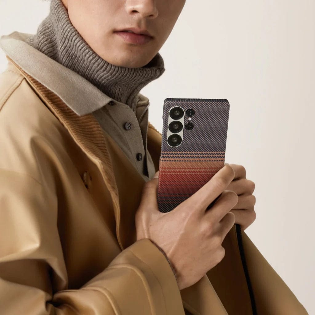 (Buy 1 Get 1 Free) Sunset Glow Tactile Woven Case